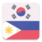 korean filipino dictionary android application logo